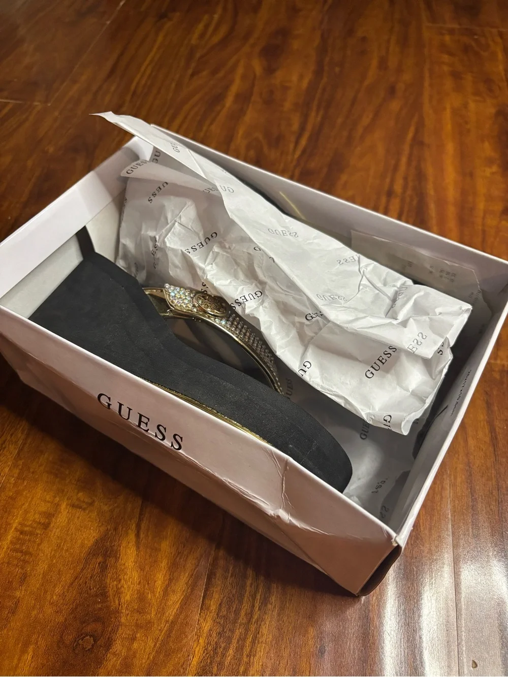 GUESS Multi-texture wedge heal 6M